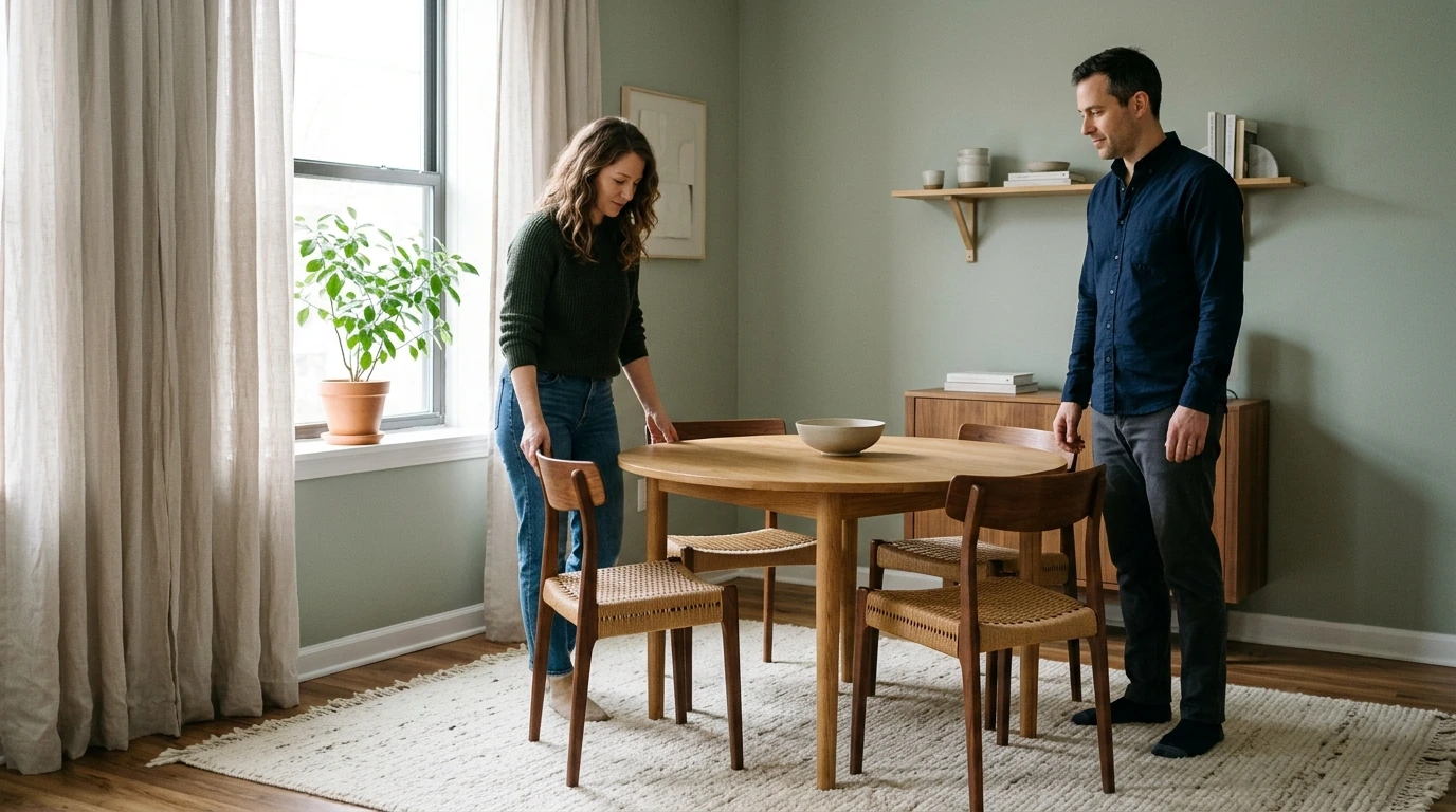 Is a 42-Inch Round Table Too Small? Seating & Fit